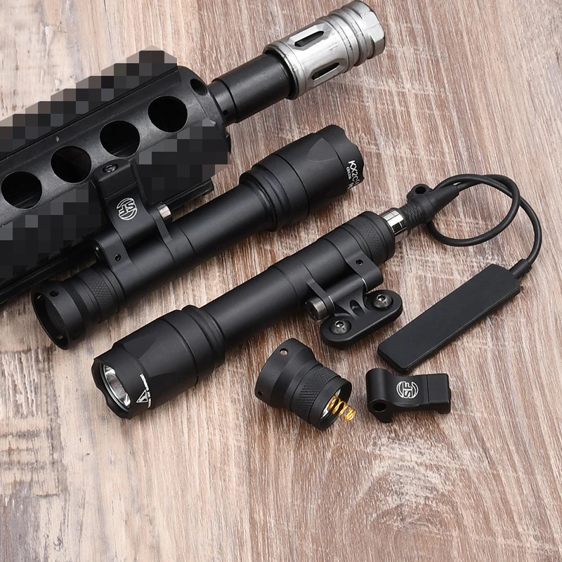 WADSN-luz de explorador Airsoft M640, lámpara de arma de Metal LED M640C, montaje Mlok Keymod Rail M640 M640C, linterna de caza - imagen 4