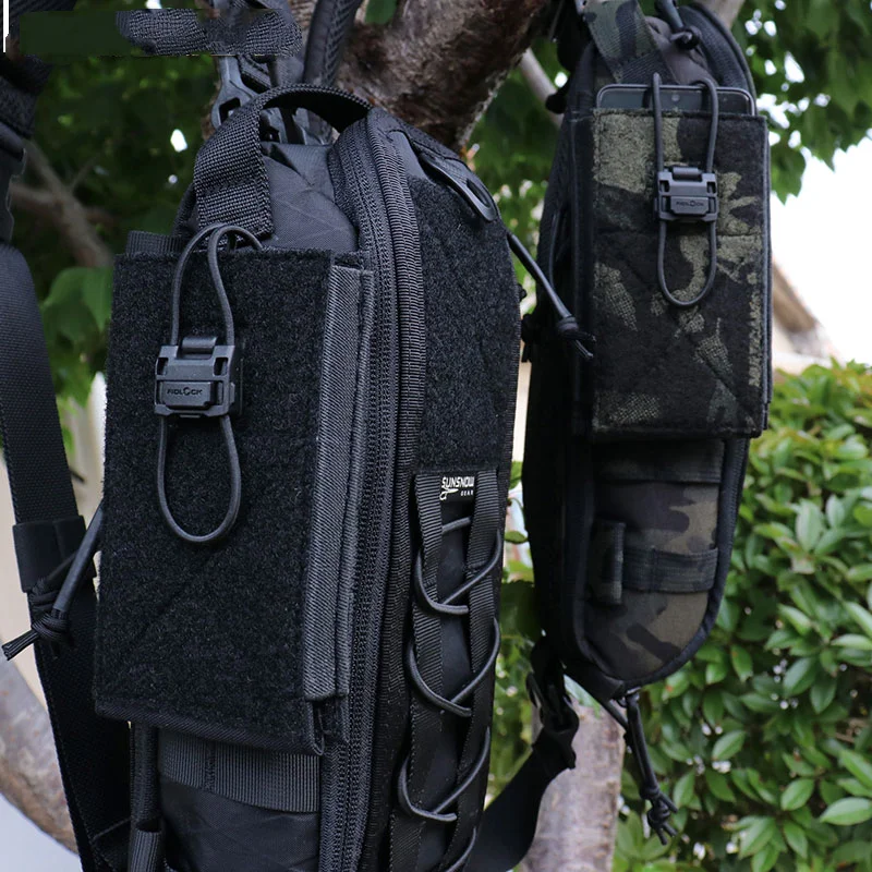 Funda de teléfono resistente a caídas para viajero táctico, resistente al desgaste, accesorios de mochila antiarañazos, bolsa adicional - imagen 2