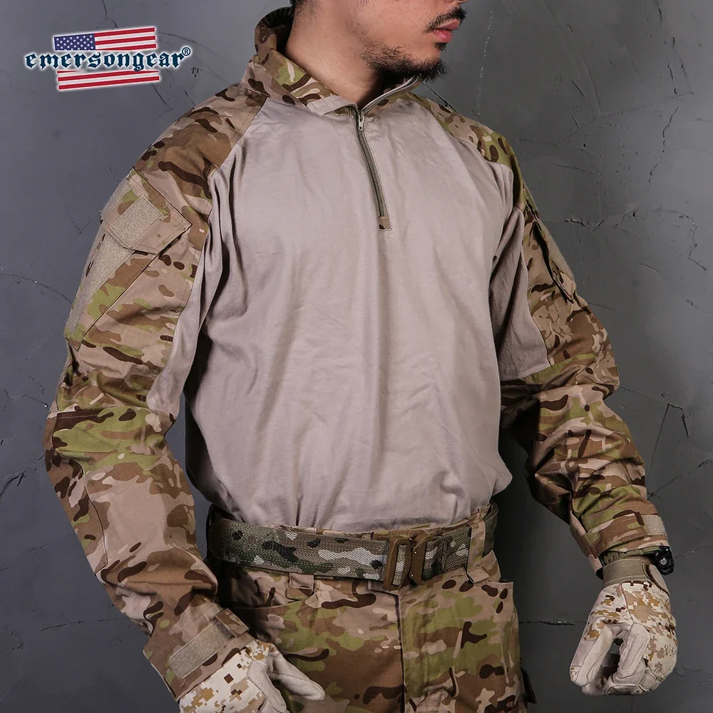 Emersongear-Camiseta táctica de combate G3, camisas para hombre, camisetas deportivas Airsoft para caza, senderismo, entrenamiento de nailon al aire libre, versión antigua - imagen 5