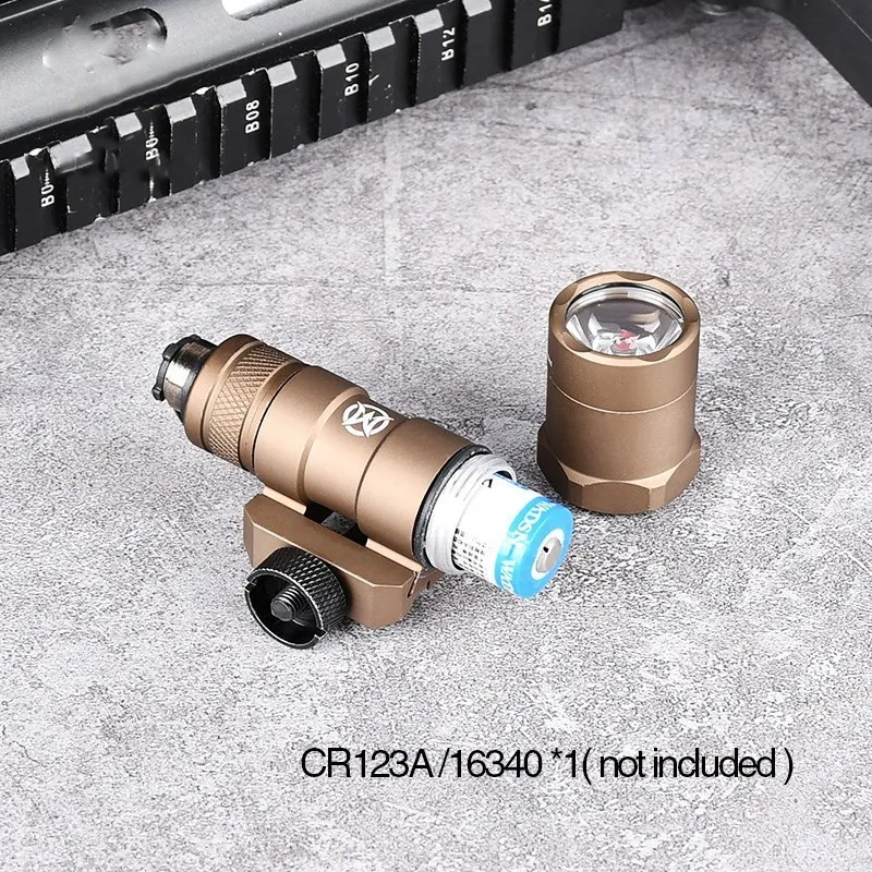 WADSN-Juego de luces de explorador M300B, linterna táctica M300b de 510 lúmenes, Mini interruptor de luz para arma de caza, compatible con riel Mlok Keymod de 20MM - imagen 4