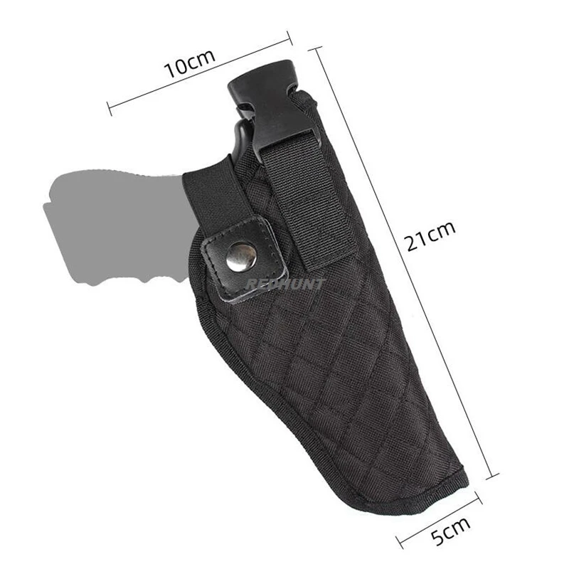 Funda de hombro Universal para combate táctico, funda de pistola de transporte oculta, funda ajustable acolchada transpirable de neopreno para caza - imagen 5