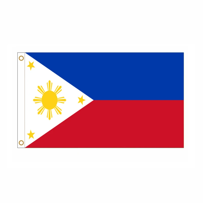 5 unids/lote bandera nacional de Filipinas 90x150cm bandera de Filipinas bandera nacional de la República de Filipinas al por mayor - imagen 2