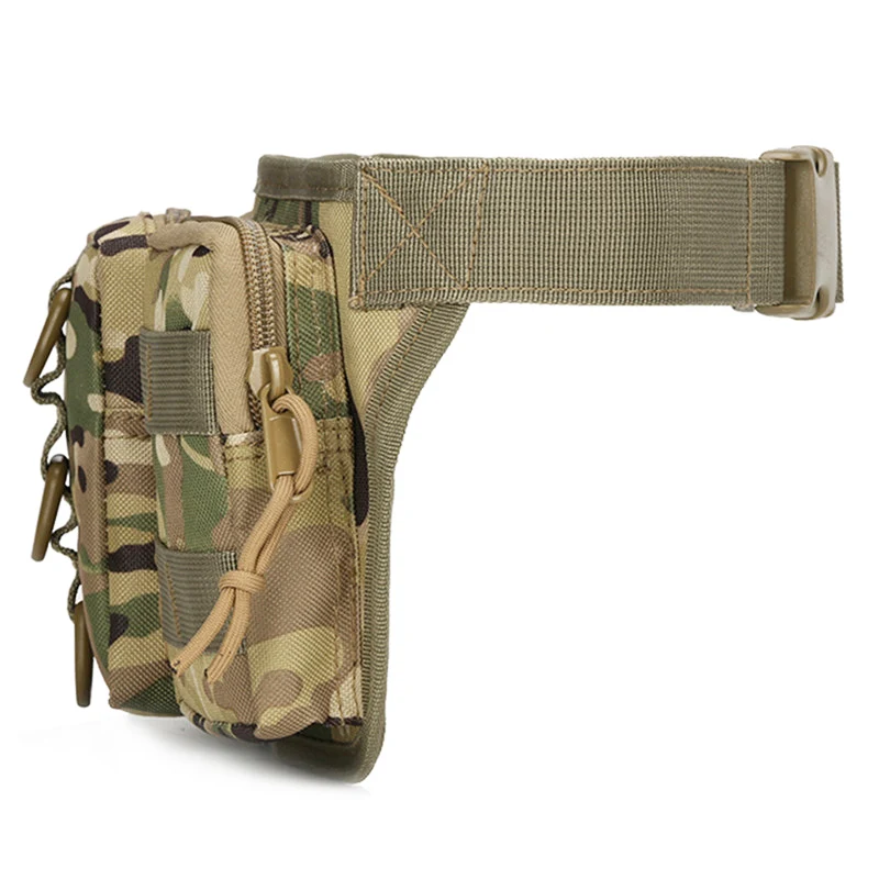 Riñonera Oxford impermeable para pesca, bolso de cintura táctico para senderismo al aire libre, cinturón de hombro para acampar, bolsas de cintura deportivas - imagen 5