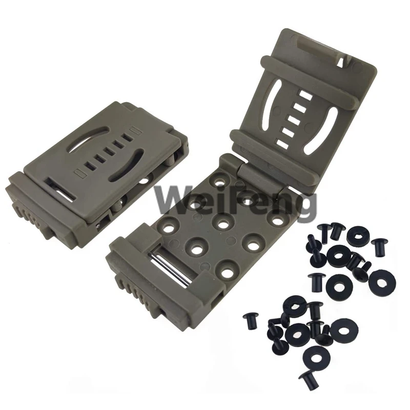 Accesorios de funda de Clip para cinturón táctico, KYDEX Kit de funda de cuchillo, abrazadera de cinturón con tornillos, accesorios de caza, 6/10 piezas - imagen 4
