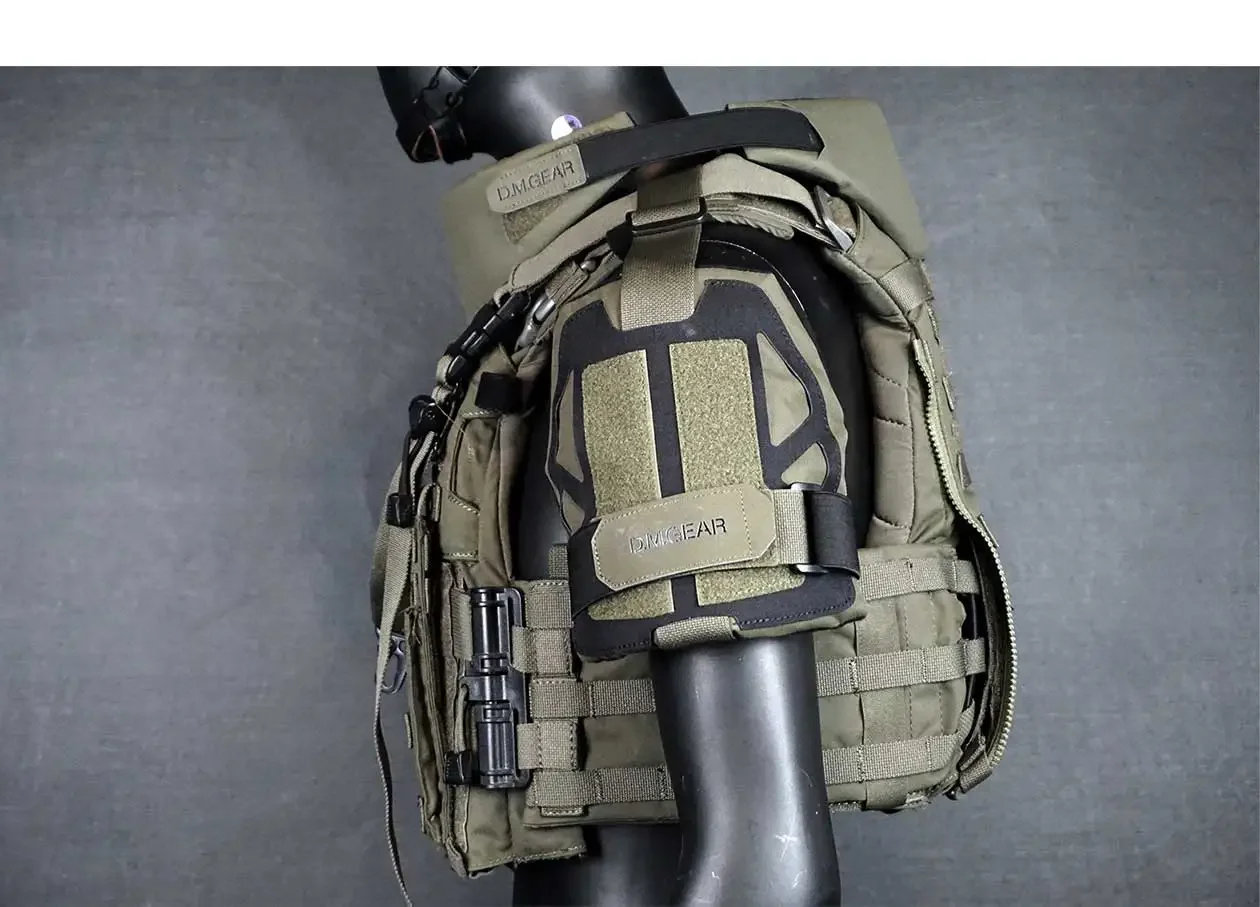 DMGear-armadura de hombro Universal, equipo táctico, chaleco de caza, accesorio de protección de hombro, Airsoft Wargame, Molle, nailon - imagen 3