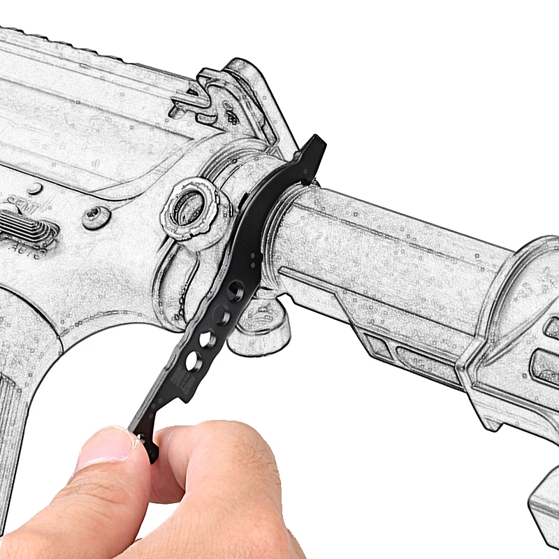 WADSN herramientas multibolsadoras mantenimiento multiusos llavero herramientas de Reparación de bicicletas accesorios de modificación PEQ NGAL - imagen 5