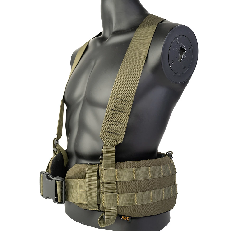 Tirantes de accesorios de caza, correa de hombro doble tipo Y para cinturón táctico - imagen 2