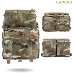 LV-119 Bolsa portapacas trasera MOLLE para chaleco táctico airsoft