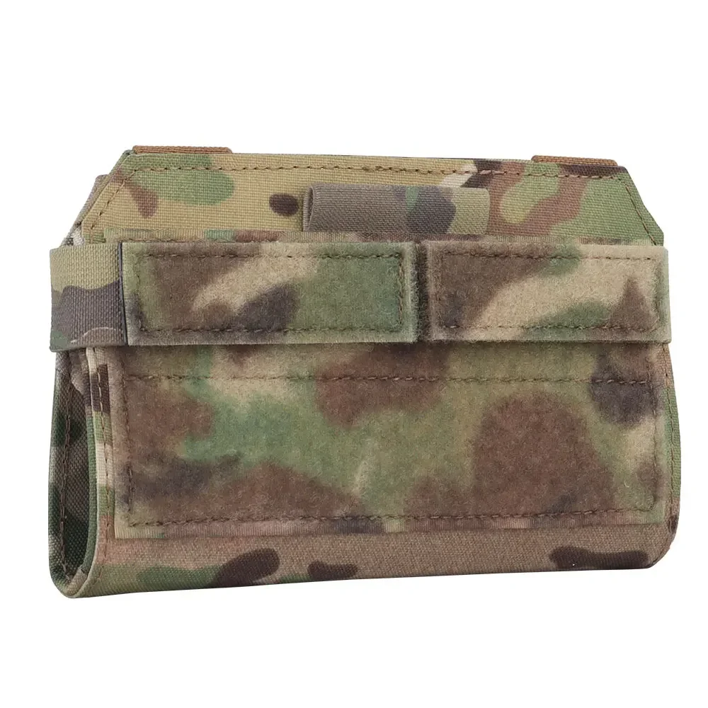 Bolsa táctica para teléfono, chaleco de caza con montaje Molle, Panel frontal, soporte para mapa, bolsa portátil, paquete de accesorios prácticos para expandir - imagen 4