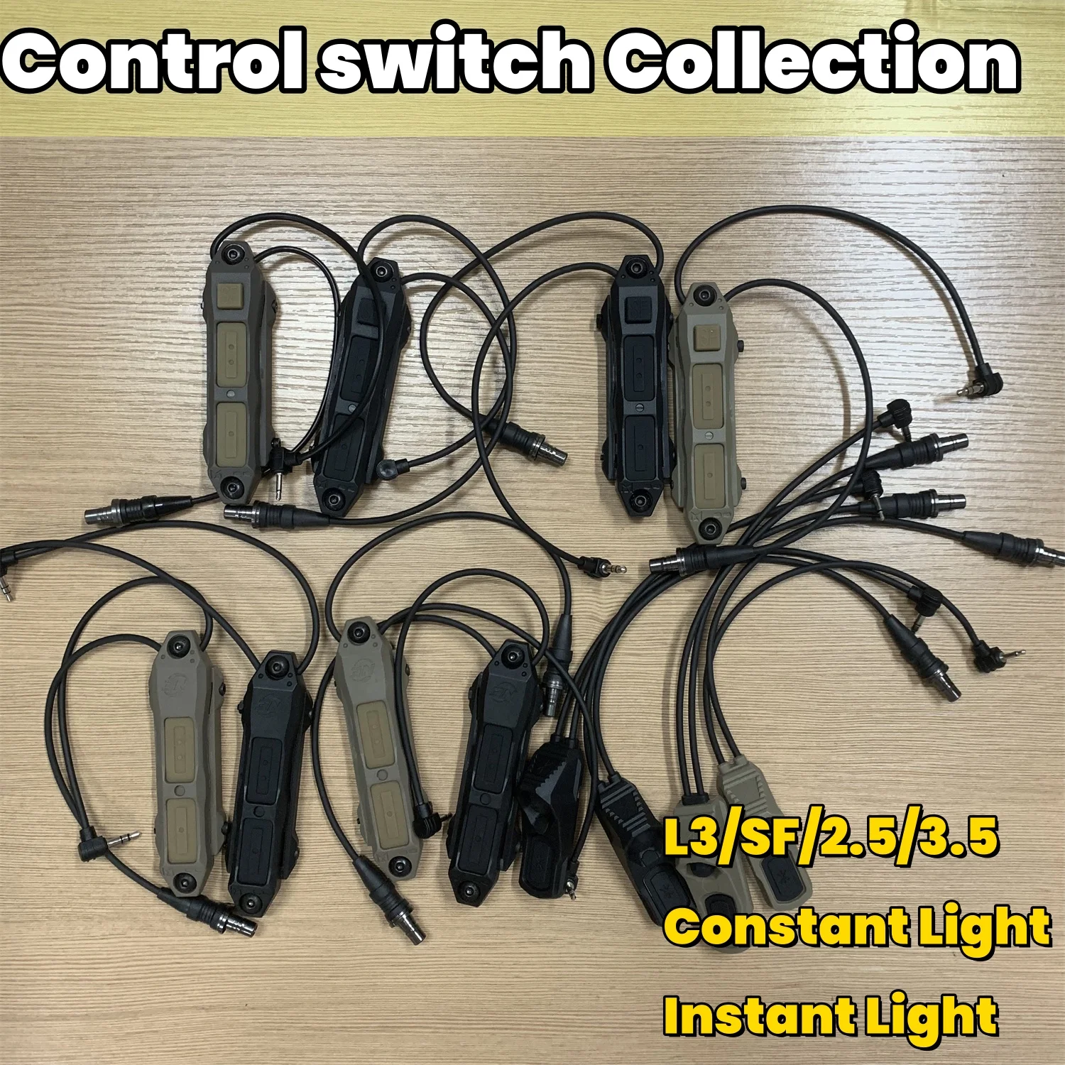 Interruptor de control remoto AXON SF/2.5/enchufe de grúa, interruptor de presión de doble función colección linterna PEQ NGAL pulsador láser - imagen 2