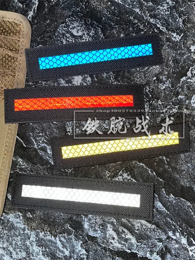 Banda reflectante larga para el brazo, sello Horizontal para mochila, tira reflectante llamativa para montar por la noche - imagen 5