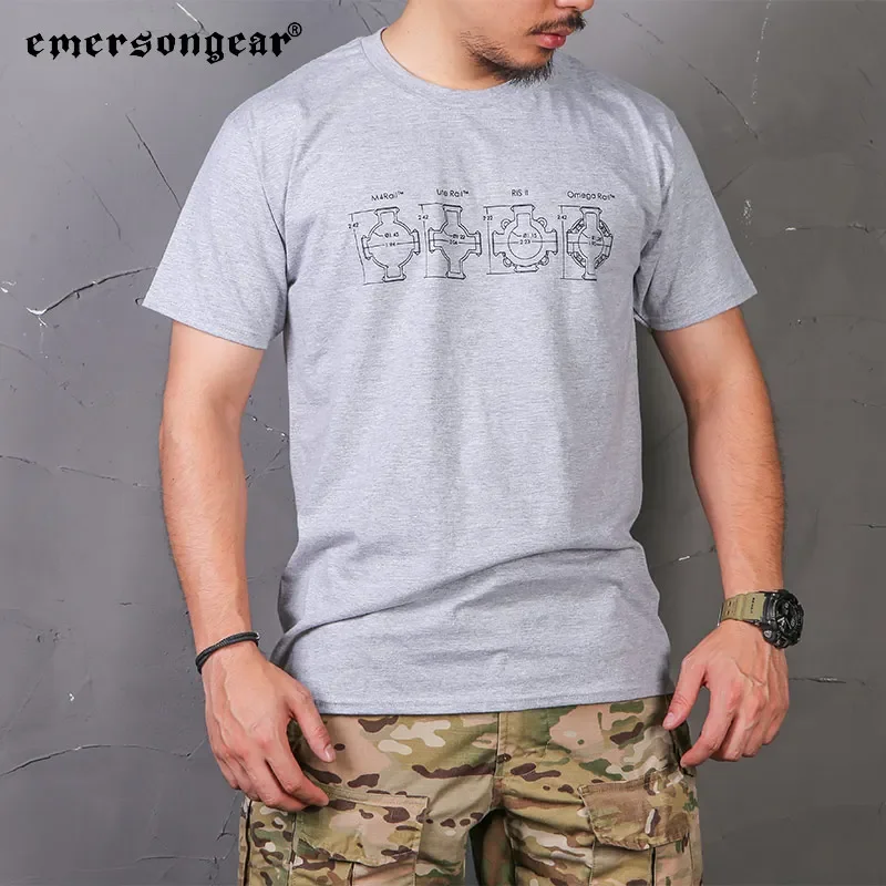 Emersongear cultura camiseta paquete-tipo B camisas cortas deportes Casual Airsoft al aire libre senderismo caza moda táctica Camping - imagen 2