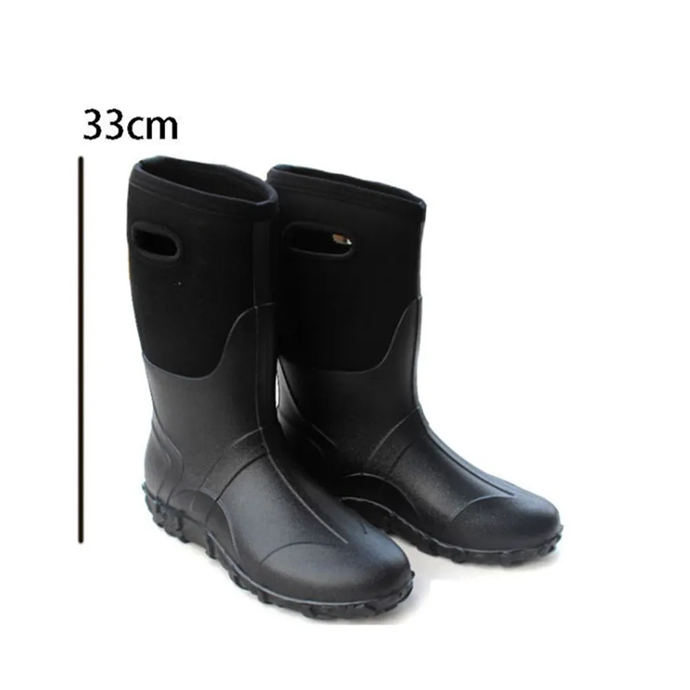 Botas de lluvia para hombre de nuevo estilo, zapatos de agua, zapatos industriales y de minería, botas de cazador de camuflaje biónico impermeables, botas de nieve - imagen 3