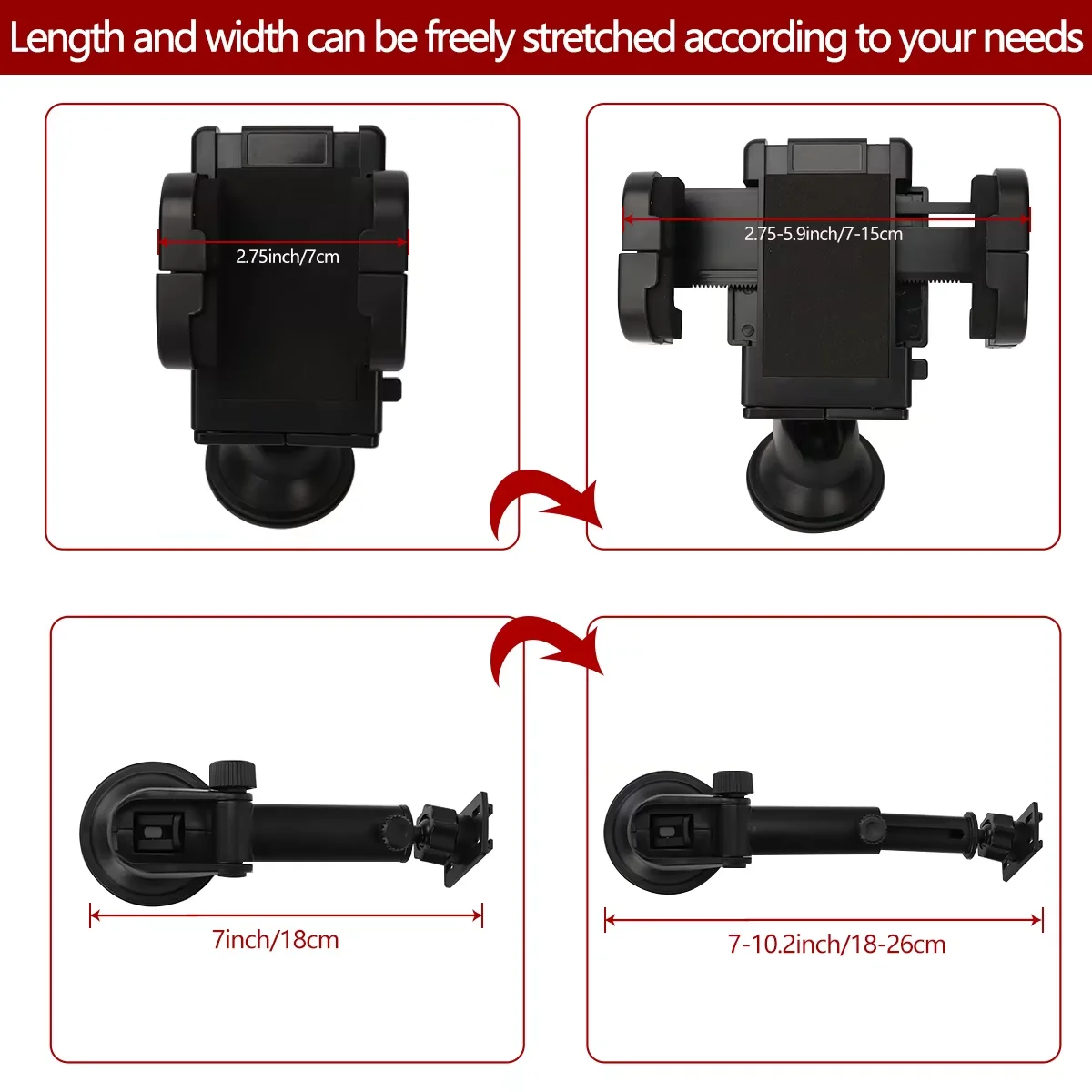 Soporte ABBREE para Walkie Talkie, soporte con Clip Simple para Baofeng UV-32 UV-5RH UV-21 PRO Quansheng UV-K5 Wouxun Tow Way Radio - imagen 2
