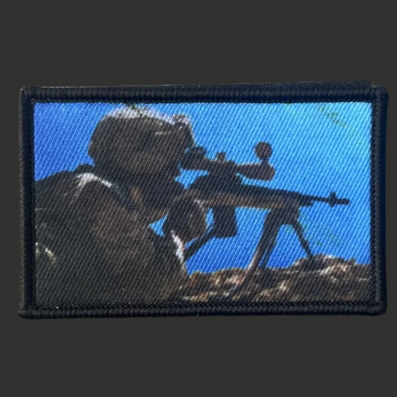 Parche para Rifle de francotirador M14, insignia de moral militar táctica con gancho y bucle, mochila, ropa, accesorios decorativos, pegatina, brazalete - imagen 2