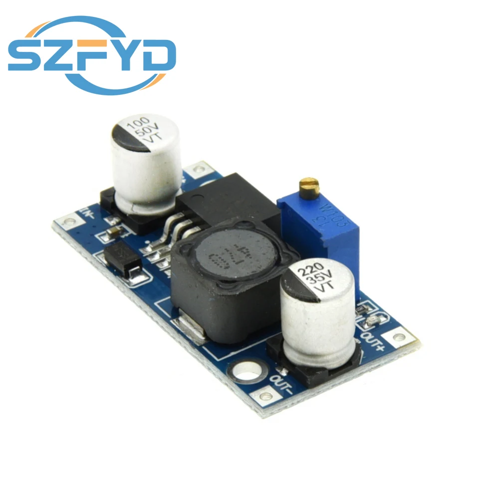 1-10 Uds DC-DC convertidor reductor módulo LM2596 salida de fuente de alimentación 1,25 V-30V DIP - imagen 4