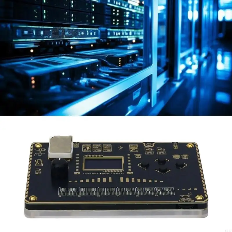 Procesador efectos guitarra Kazoo profesional 24 bits 48 kHz muestreo 60+ sonido K1KF