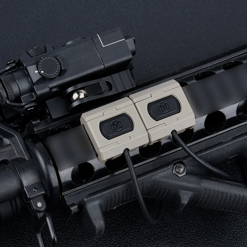 Interruptor de presión remoto ModButton táctico para linterna SF M300 M600, arma de luz DBAL A2 PEQ15 MLok Keymod, accesorios Airsoft - imagen 2