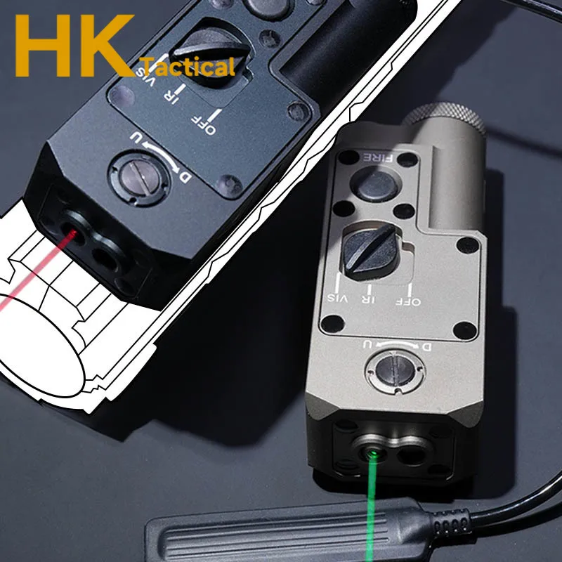 SOTAC-equipo táctico Airsoft, CQBL-1 de Metal, indicador IR rojo y verde, apto para arma de caza, Riel de 20mm, visor CQBL, lámpara de explorador, puntero láser - imagen 2