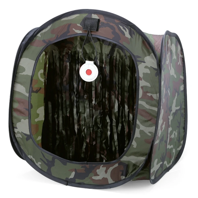 Tienda plegable de camuflaje portátil, accesorio de viaje, tienda para niños para caza al aire libre con Airsoft Paintball BB, objetivo de tiro de caza - imagen 5