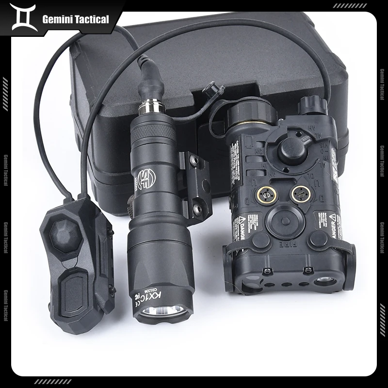 WADSN táctico NGAL rojo verde azul punto IR láser Surefir M300A caza Scout luz con interruptor de Control Dual AXON compatible con riel de 20MM - imagen 5