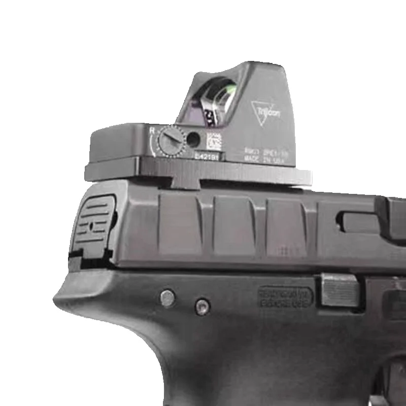 Placa de montaje de punto rojo óptico de Metal para Beretta APX, ajuste compacto de tamaño completo SWAMP DEER Sentry RR SR.O HS 407C 507C, Base de frenesí de óptica - imagen 5