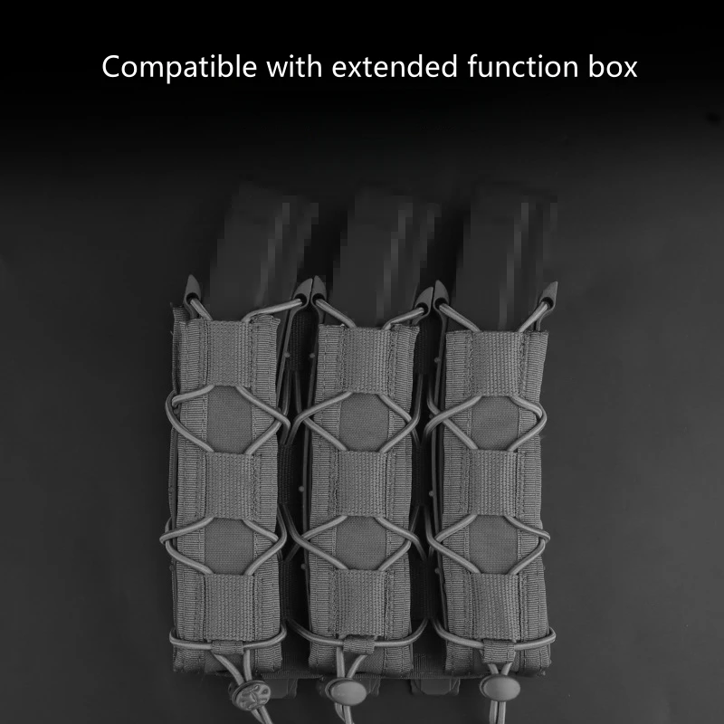 Bolsa para revistas de liberación rápida triple larga estilo tigre compatible con caja de función extendida - imagen 4