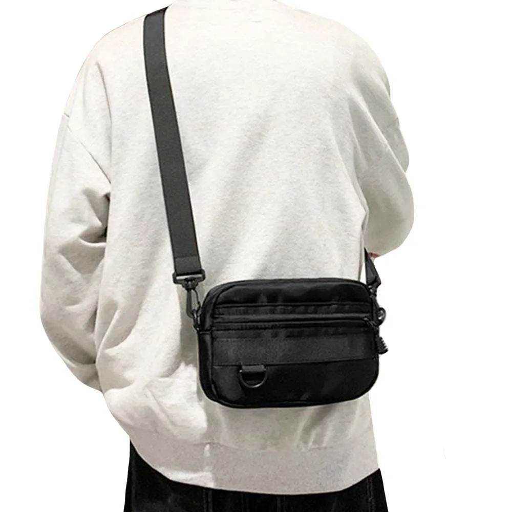 Bolso cruzado informal y de moda para hombre, bolso cruzado pequeño para hombre y mujer, bolso de mensajero