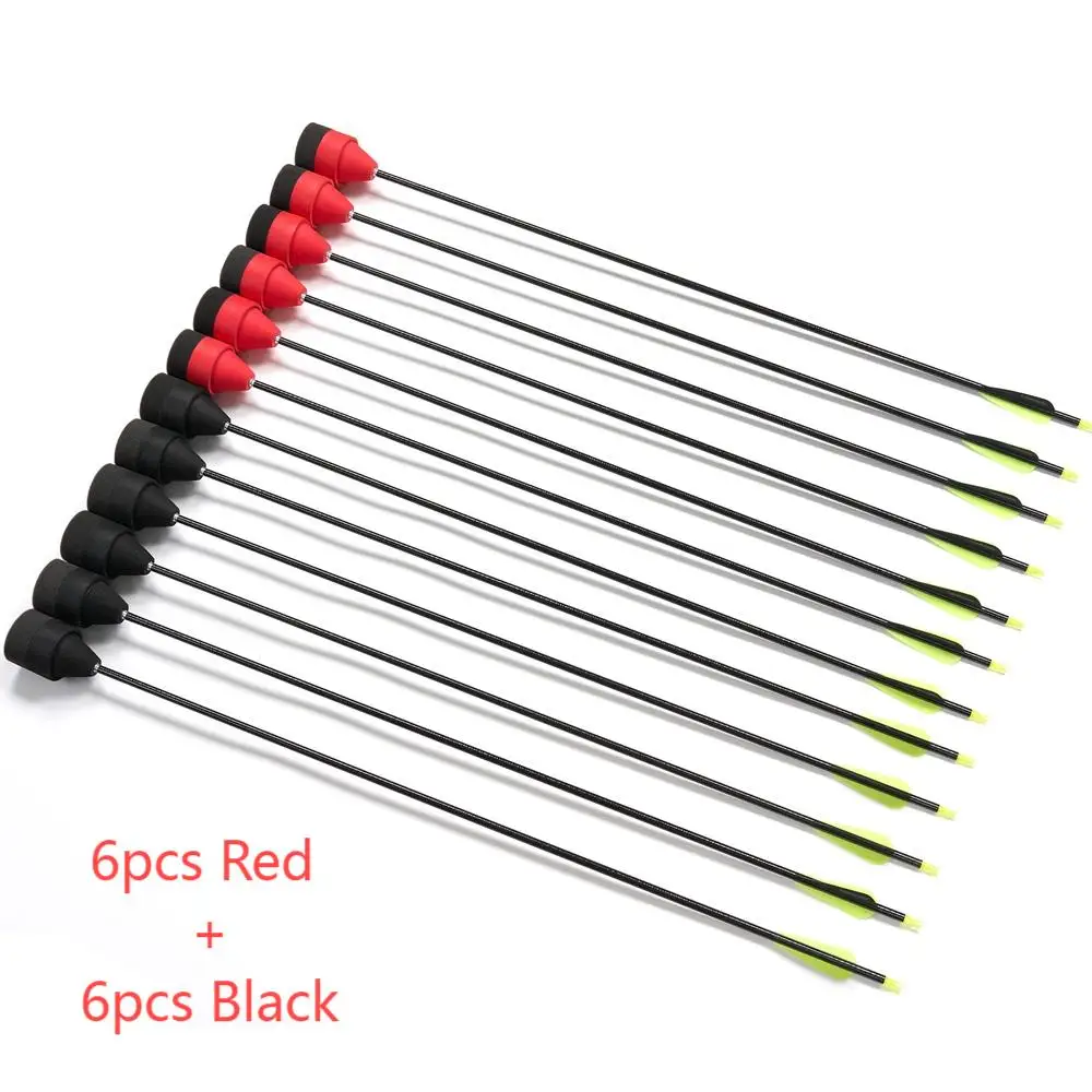 6pcs Black 6pcs Red
