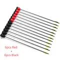 6pcs Black 6pcs Red