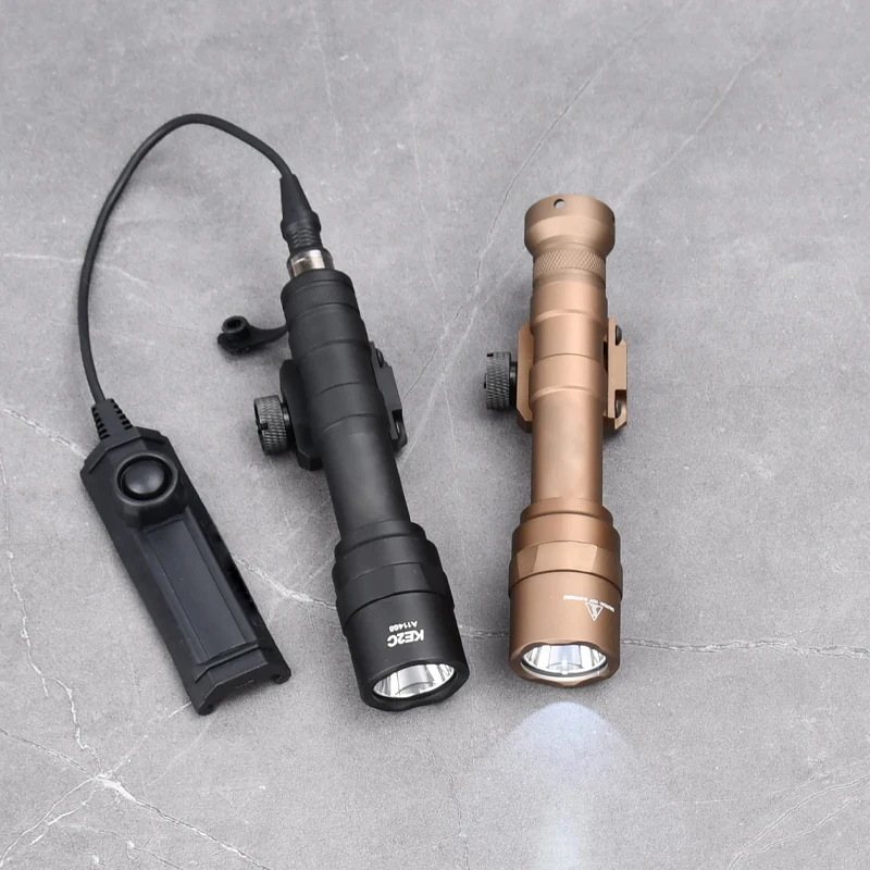 Linterna táctica M600 M600U, luz de explorador con interruptor de presión de doble función, luz de Rifle, Arma de caza, accesorios de luz - imagen 2