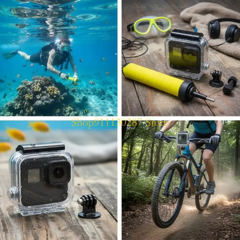 estuche J1HC a prueba golpes para cámaras Max2 mejora durabilidad actividad natación y buceo - imagen 4