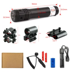 Mira láser roja verde compacta, mira láser, montaje en riel de 11/20mm