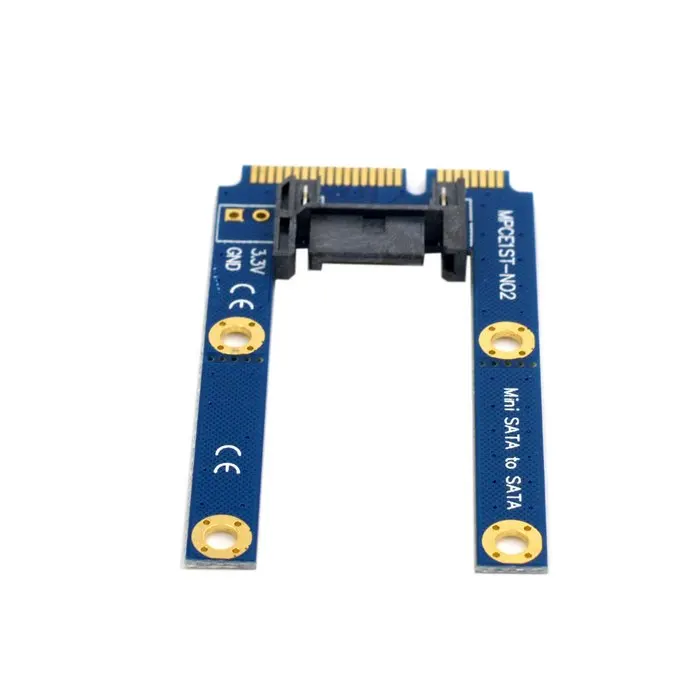 Chenyang-Mini PCI-E mSATA SSD a disco duro plano SATA de 7 pines, adaptador de extensión PCBA, 50mm, NGFF - imagen 5