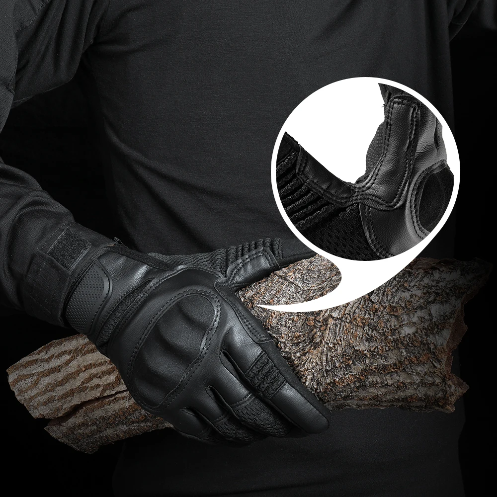 Guante de dedo completo para ciclismo para hombre, protector de pantalla táctil antideslizante para deportes al aire libre, senderismo, pesca, Fitness, Camping, equipo de protección para bicicleta - imagen 4