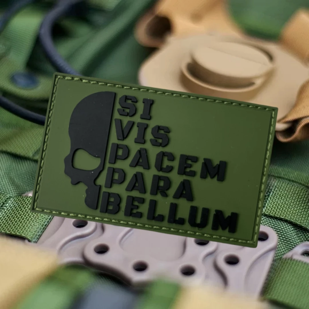 Parches tácticos de gancho y bucle de PVC 3D con calavera para ropa, parche militar de moral, pegatina decorativa para mochila al aire libre - imagen 4