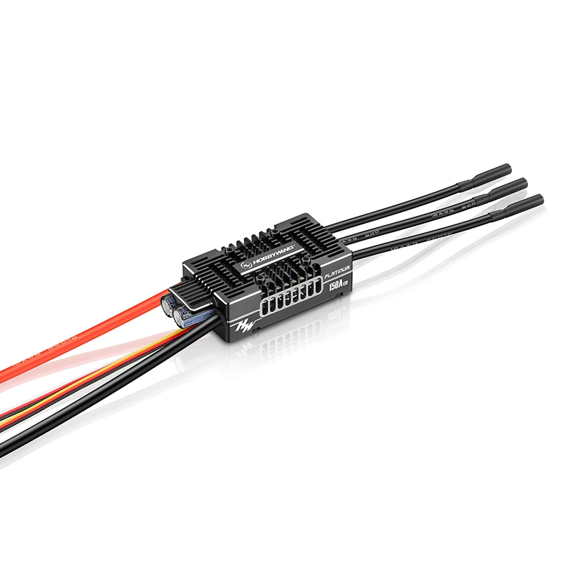 Hobbywing PLATINUM 150A V5.1 ESC sin escobillas, adecuado para helicópteros eléctricos, aviones eléctricos de ala fija medianos y grandes - imagen 2