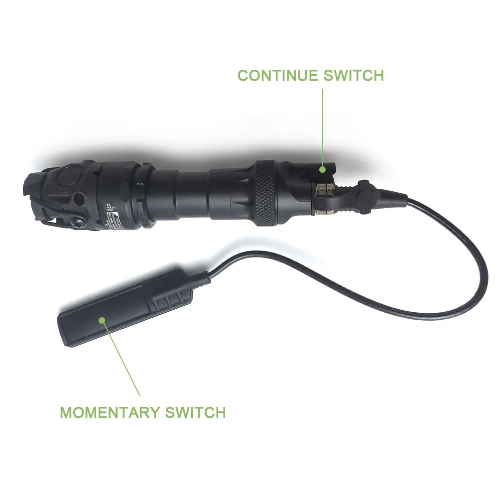 SOTAC Metal Wea-pon KIJI Scout Light caza táctica K10 LED IR linterna compatible con riel Picatinny de 20mm - imagen 3