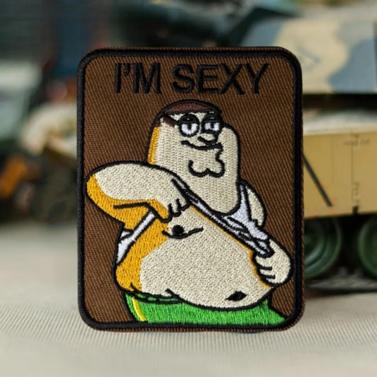 Parche táctico bordado con velcro Peter para chaleco MOLLE
