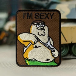 Parche táctico bordado moral con velcro Soy sexy de Peter