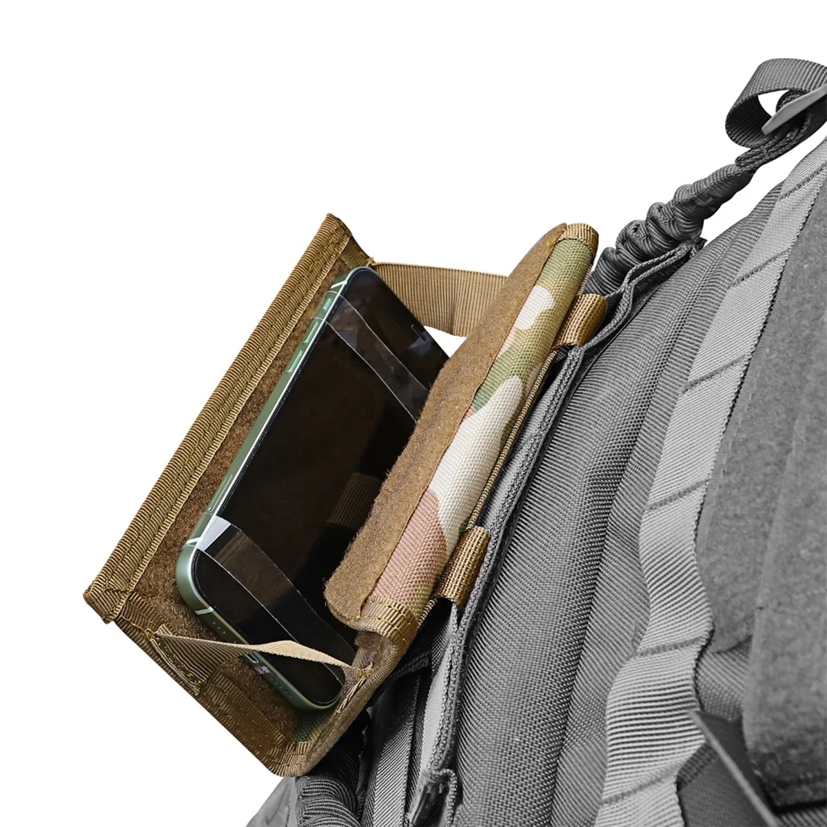 Funda de teléfono táctica para exteriores, bolsa Molle para acampar, senderismo, caza, accesorios de cintura militar, chaleco Edc, multibolsa, portaherramientas - imagen 2