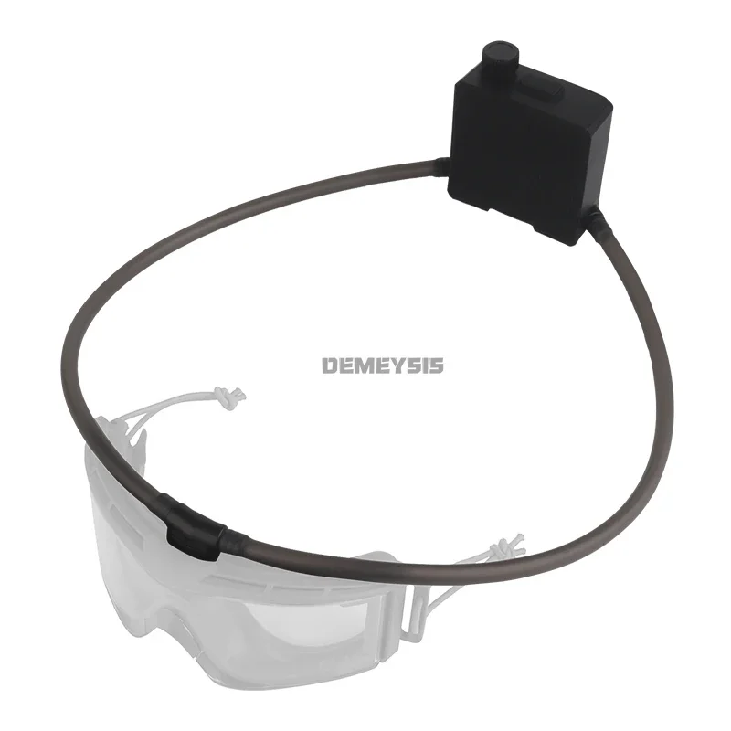 Gafas tácticas desempañador para disparar al aire libre, gafas para senderismo, ventilador antivaho, Kit de gafas de velocidad del viento ajustables, desempañador - imagen 3