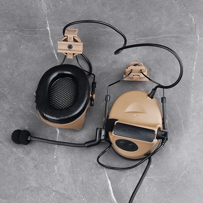Auriculares tácticos C2 para casco FAST con micrófono - imagen 4
