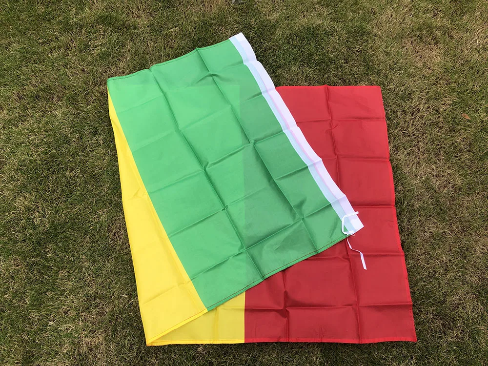 SKY FLAG Bandera de Mali 90x150cm 3x5 pies colgantes de doble cara Bandera de poliéster de la República de Mali Bandera interior y exterior para decoración - imagen 4