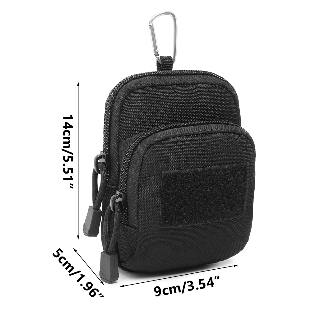 Bolsa táctica de cinturón con mosquetón – Organizador utilitario - imagen 3