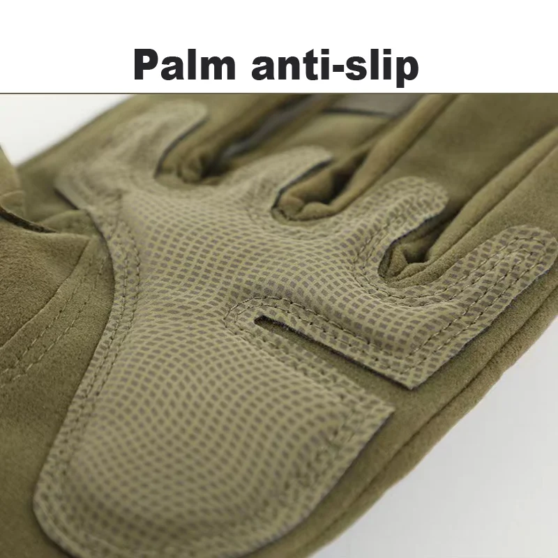 Guantes para fanáticos de los dedos completos de motocicleta para deportes al aire libre, guantes tácticos para exteriores, guantes de ciclismo, guantes de entrenamiento deportivo antideslizantes para Fitness - imagen 2