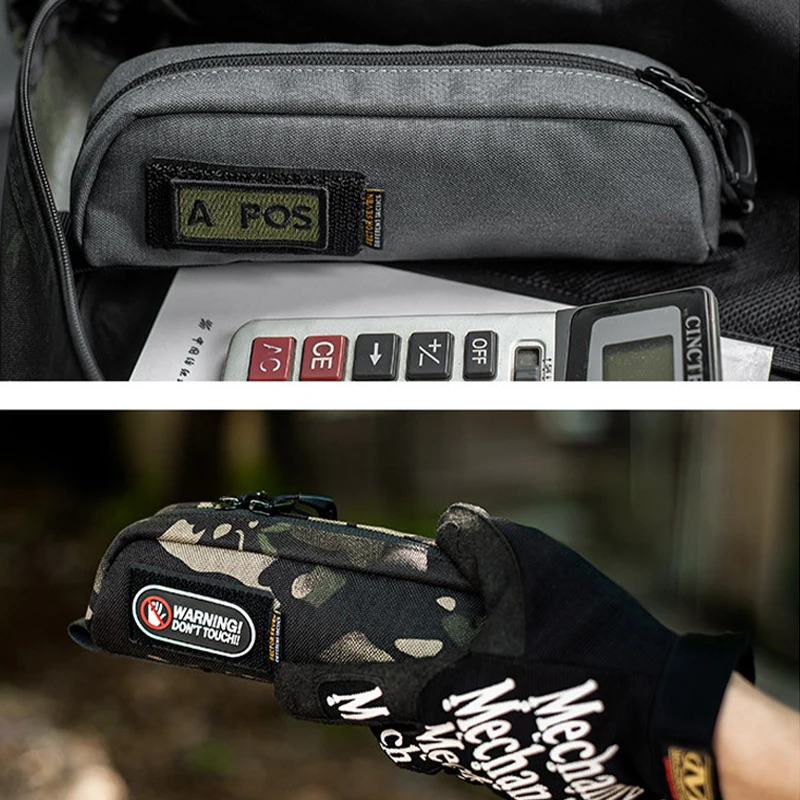 Estuche Táctico para Lápices de Nailon 1000D, Estuche para Gafas Molle, Bolsa para Herramientas EDC, Mochila, Paquete de Accesorios de Expansión, Accesorios de Caza - imagen 5