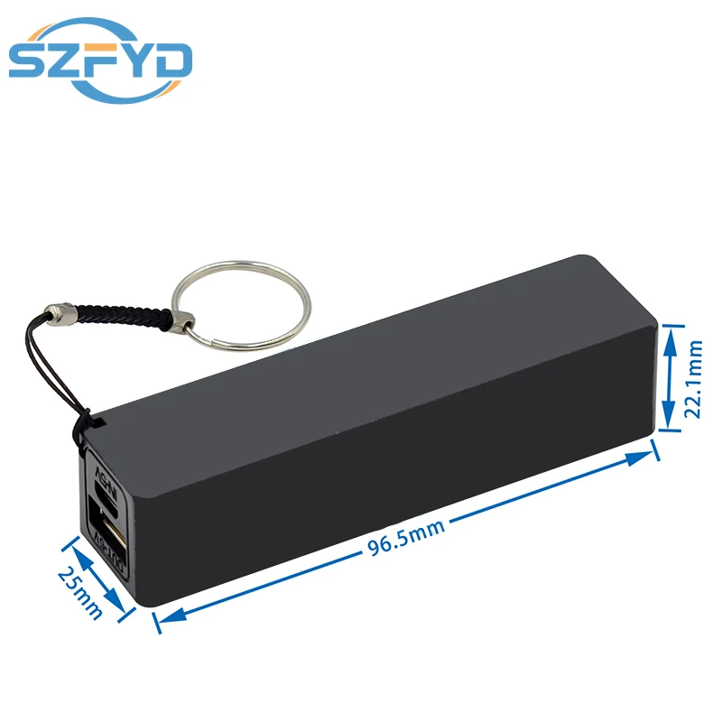 Kit de caja de banco de energía USB, cargador de batería 18650, Kit de carcasa de caja DIY negro para Arduino molewei - imagen 5