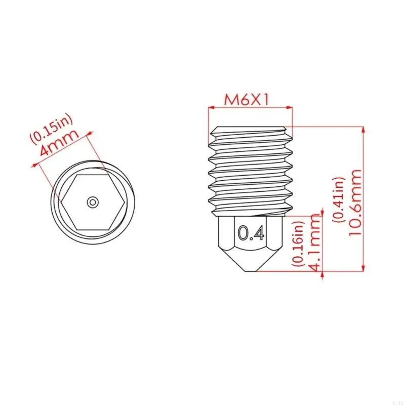 Boquillas acero desmontables varios tamaños consistentes conclusiones calientes tercera generación contra plan - imagen 4