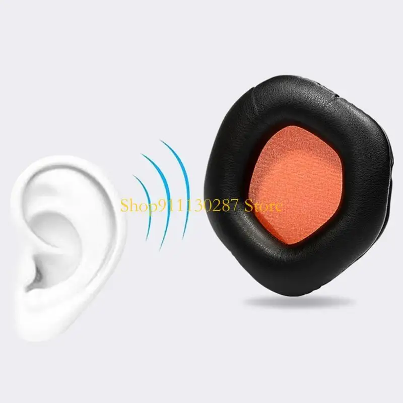 J1HC reemplazar orejeras almohadillas para auriculares esponja cojín espuma suave para auriculares STRIX 7 0 DSP - imagen 3